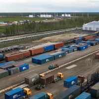 Контейнерный поезд Москва – Якутск