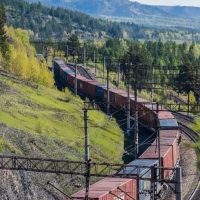 Контейнерный поезд Москва – Чита