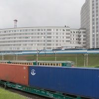 Контейнерный поезд Санкт-Петербург – Новосибирск